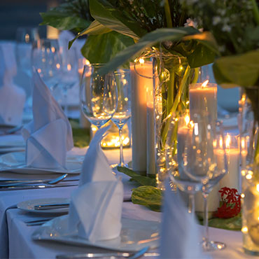 Chemin de table lumineux